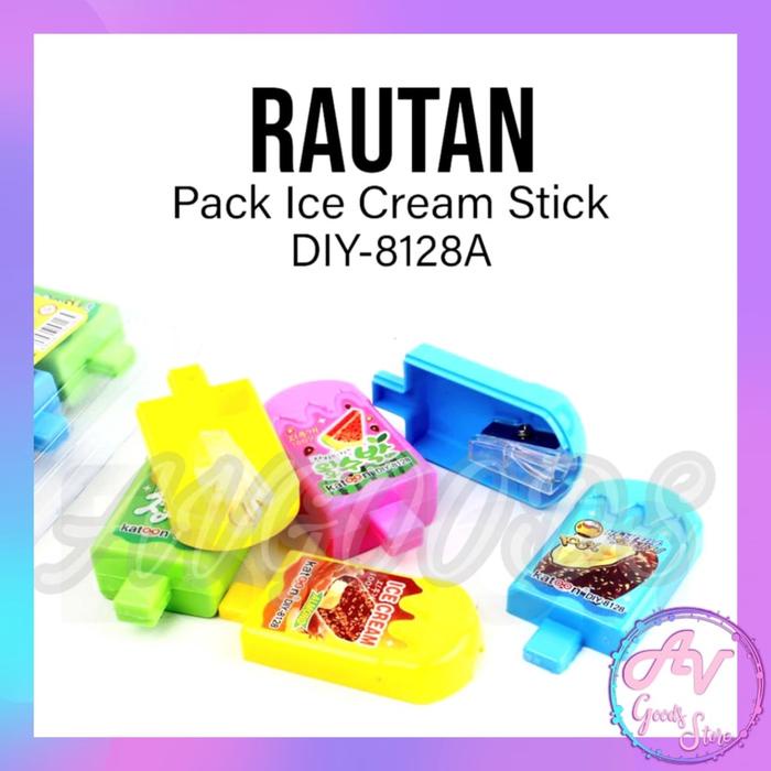 

Rautan Mika Ice Cream Diy-8128A / 1Pak Serutan Pensil Isi 12Pcs / Rautan