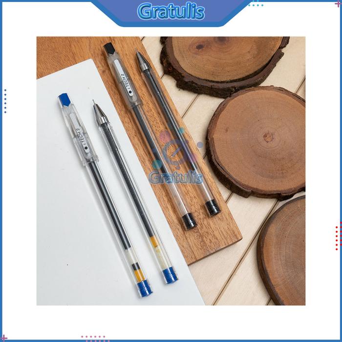 

Ball Pen Gel 1 Pcs Itech 2 Joyko [Gp-266] / Pulpen Pena Hiteck Asli Warna Hitam Dan Biru 1 Buah