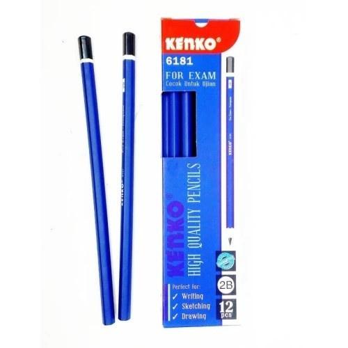 

Bos Kenko Pensil Kayu 2B/Pencil Wood/Pensil Ulangan Ujian Sekolah