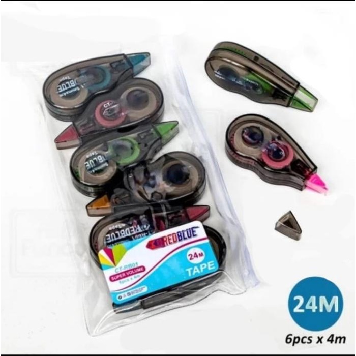 

Correction Tape Isi 6 X 4 Meter Alat Stationery Tipex