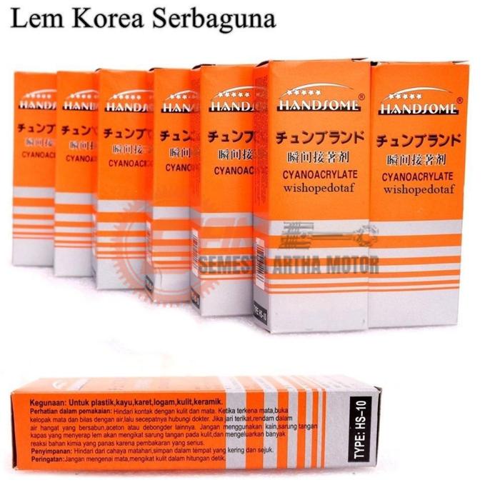 

Lem Korea G Power Handsome 20Gr Multifungsi Super Glue Lengket Serbaguna