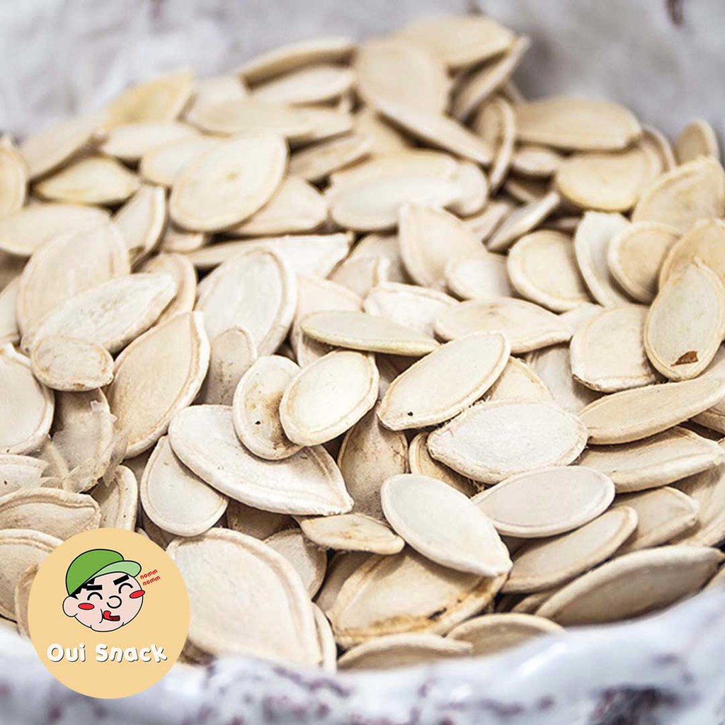 

A 500Gr Kuaci Putih - Kwaci Biji Labu Premium Oui Snack
