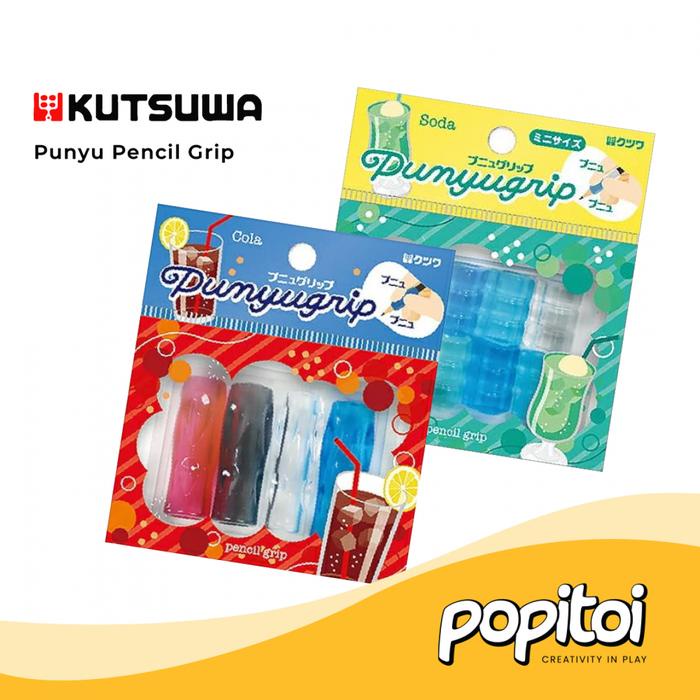 

Kutsuwa Punyu Pencil Pen Grip Silicone Anti Slip Pulpen Pensil