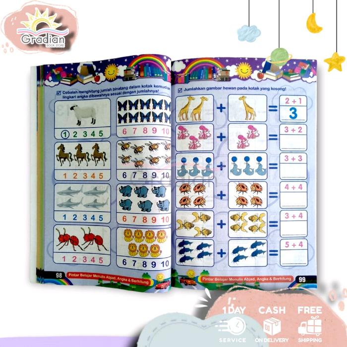 

Buku Anak Pintar Menulis Abjad Angka Dan Berhitung Disertasi Bahasa Inggris - Vitamin Otak Untuk