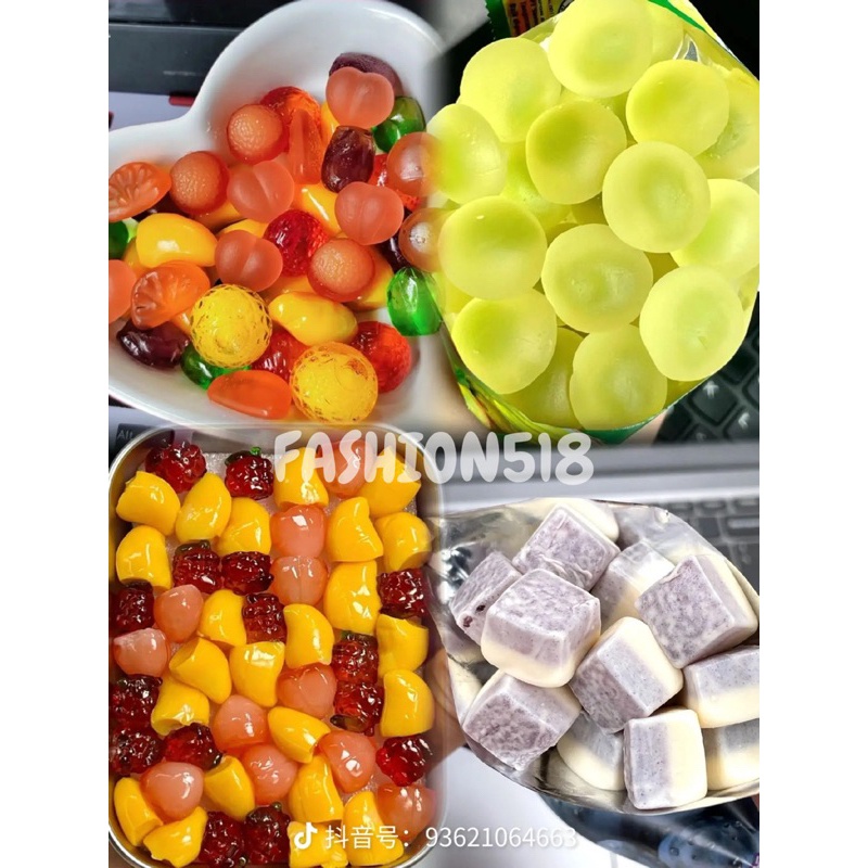 

A (Hemat)Paket Bundling Candy Jelly Kupas 2 Rasa/Lianggui Candy Jelly Lunak