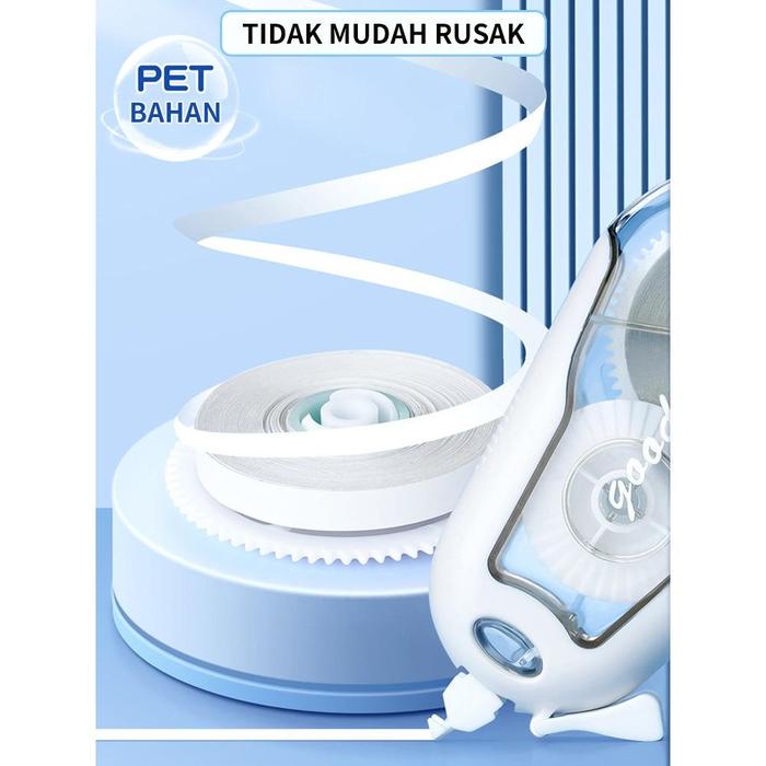 

Correction Tape / Tipe X Kertas Aesthetic/ Pita Koreksi 12Meter Warna Pastel Tidak Mudah