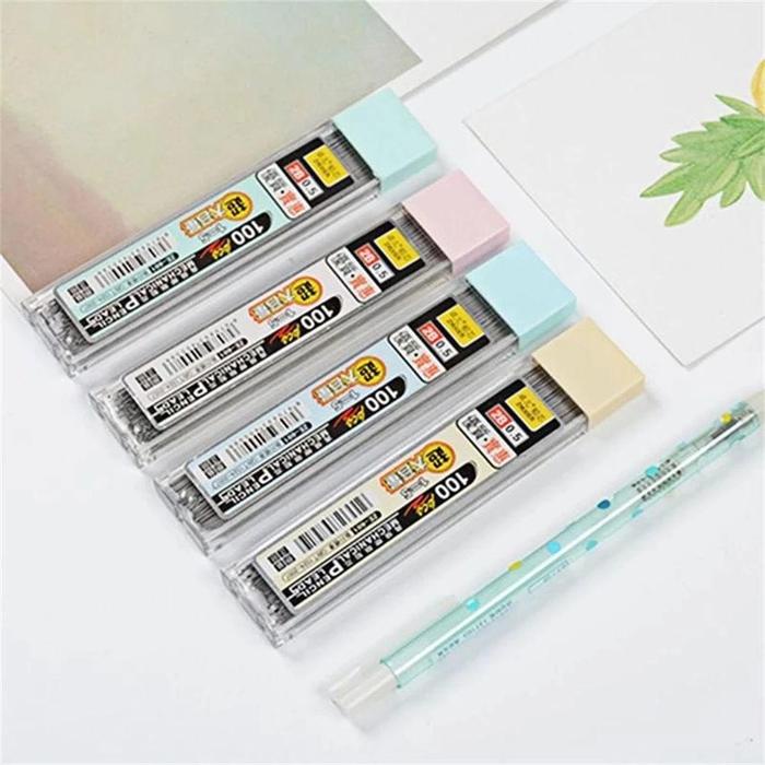 

Hm70 Isi Pensil Mekanik 2B 0.5Mm 100Pcs/200Pcs Pensil Refill Pensil Isi Ulang Untuk Menggambar