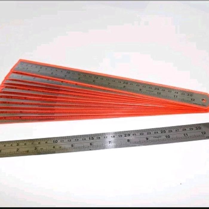 

Pengaris Besi Butterfly 40Cm Stainless Kantor