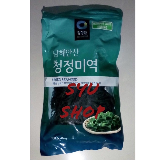 

A Chung Jung One Dried Seaweed Rumput Laut Kering Korea Untuk Kuah Sop Sup 50 Gr Miyeok Daesang