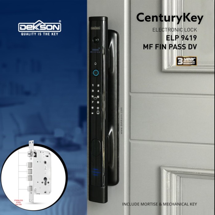 Electronic Lock Dekkson ELP 9419 MF FIN PASS DV