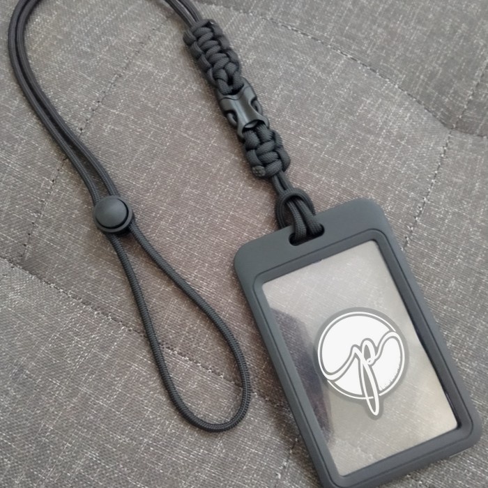 

pintar- Heavy Duty Tactical Lanyard with double sided card holder 2 sisi