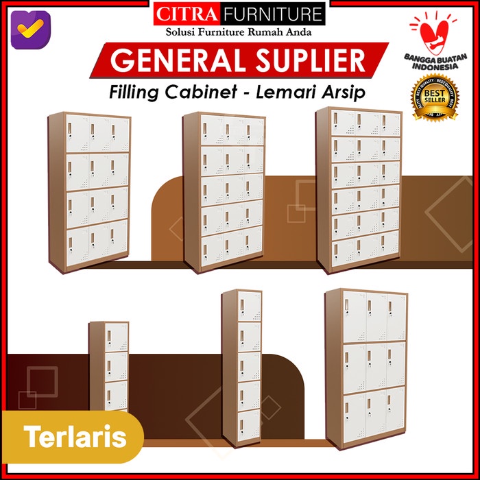 

pintar- Lemari Arsip Besi KantorFilling Kabinet LokerLocker Besi