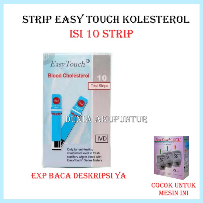 EasyTouch Strip Tes Kolesterol / Easy Touch Cholesterol Test Strips