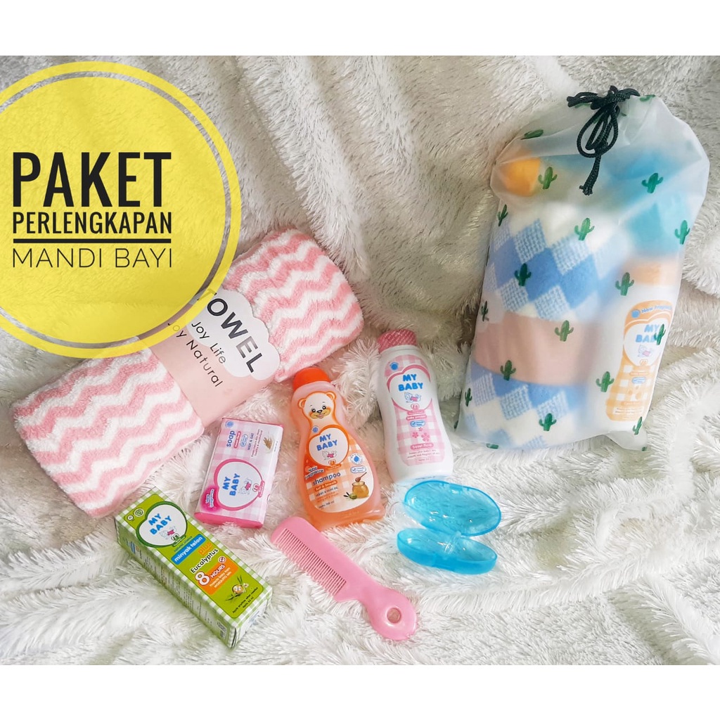 PAKET PERALATAN MANDI BAYI / GIFT SET KADO KELAHIRAN BAYI NEWBORN / PAKET PERLENGKAPAN MANDI BAYI +