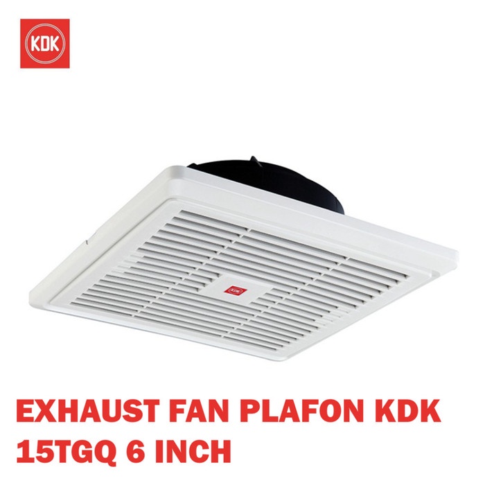 Exhaust Fan Plafon KDK 6" 8" 10" Inch Putih