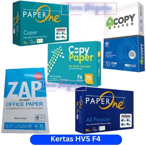 

pintar- Kertas HVS F4 / Folio 70 gr Copy Paper / HVS F4 Murah / 1 RIM 500 Lbr