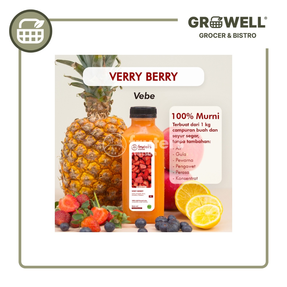 

FRUTERS COLD PRESSED VERY BERRY 355ML