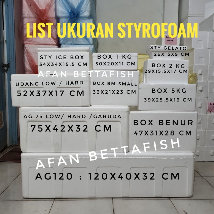 

pintar- Box Sterefoam Styrofoam Gabus AG120 AG 120/ Khusus Gojek/Grab Instan