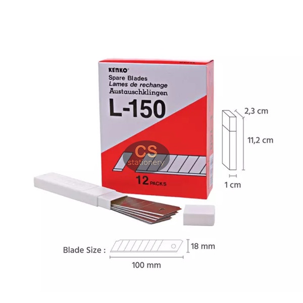 

pintar- Isi cutter JOYKO L-150 (besar) lusinan