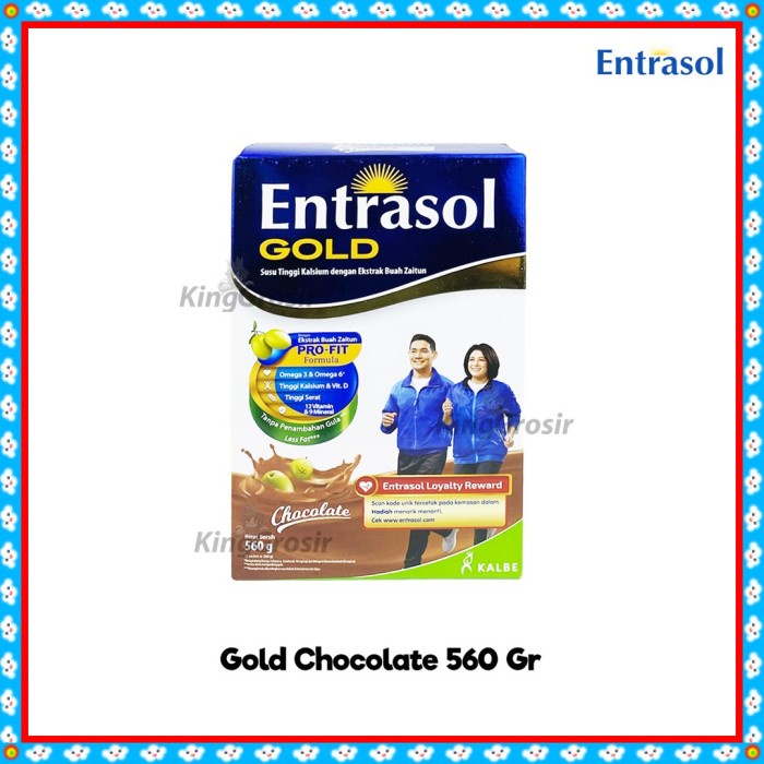 

BARANG TERLARIS Entrasol Gold Kemasan 600gr Susu Lansia Untuk Tulang