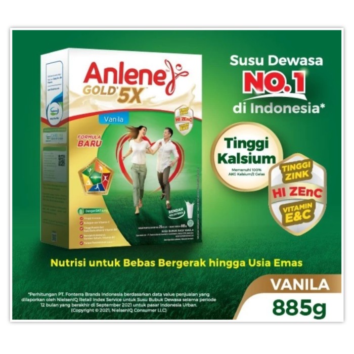 

BARANG TERLARIS Anlene Gold Vanila 885 gr