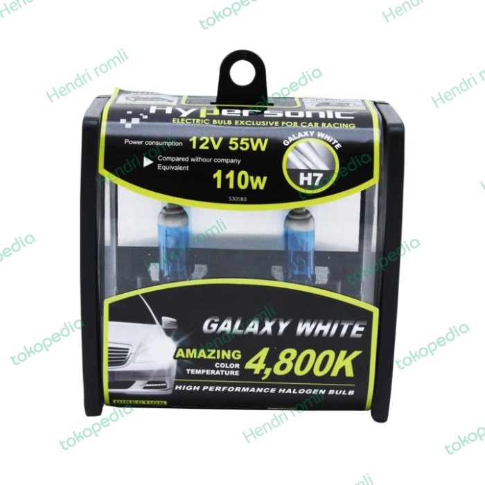 Hypersonic Lampu Led Mobil H7 55w - Cool Daylight