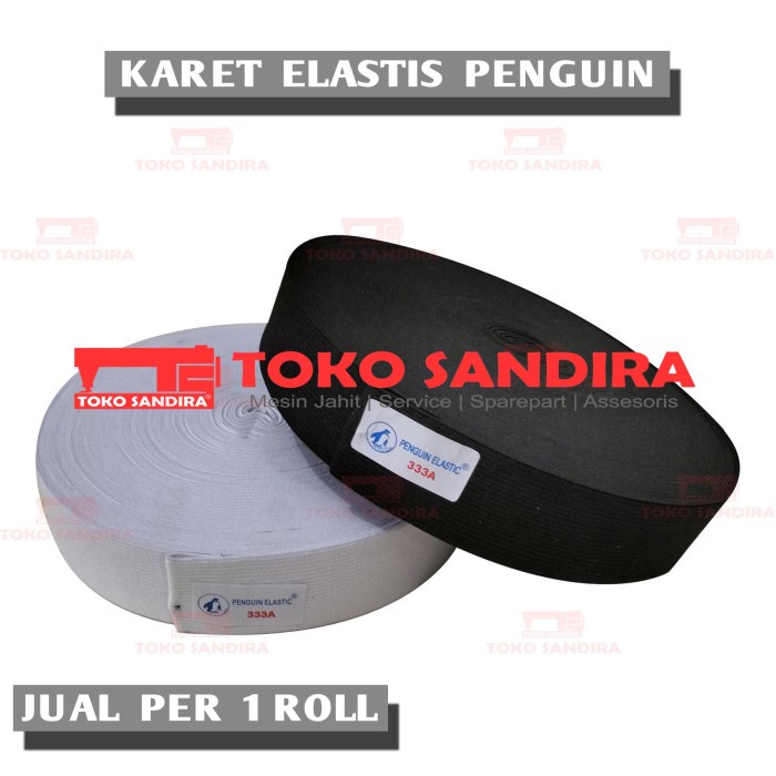 

1 ROL KARET ELASTIS 4 CM/KARET PENGUIN 333A/KARET 4 CM/KARET MURAH