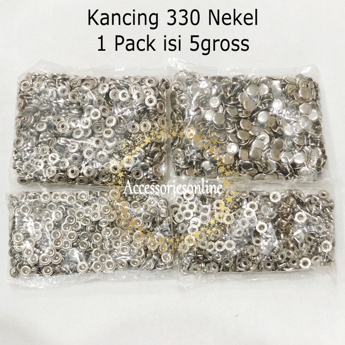 

KC 330 NEKEL Per Pak Isi 5gross / KANCING CETET