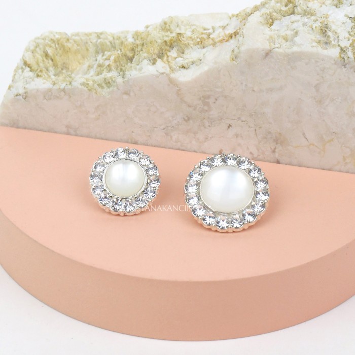 

Kancing Mewah Pearl Diamond Import Fancy Button