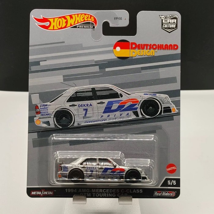 TERBARU HCJ80 - HOT WHEELS 1994 AMG-Mercedes C-Class DTM Touring Car Deutschland 2022 FREE