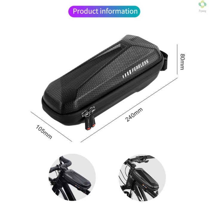 West Biking Tas Hard Case Kapasitas 1.5l Untuk Frame Sepeda Balap Mtb