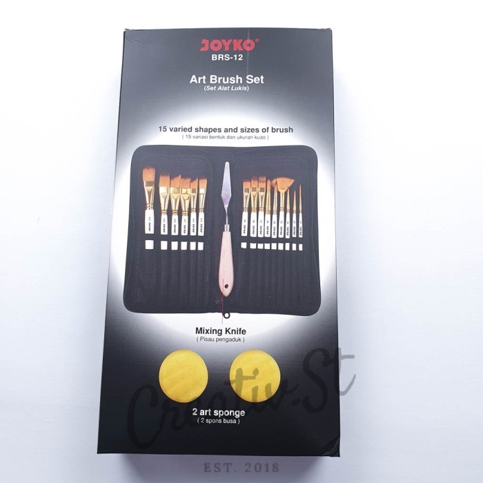 

pintar- Art Brush Set Kuas Lukis Joyko Brush BRS-12
