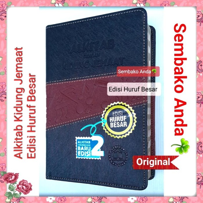 

Alkitab LAI Dengan Kidung Jemaat EDISI HURUF BESAR. Lansia. Neuro. TB2