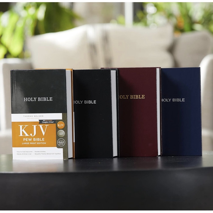 

KJV Large Print Pew Bible (Hardcover, Black)