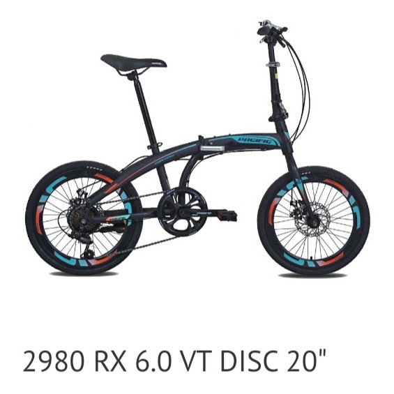SEPEDA LIPAT pasific PACIFIC 2980 RX 6.0 Disc BRAKE.VELG T