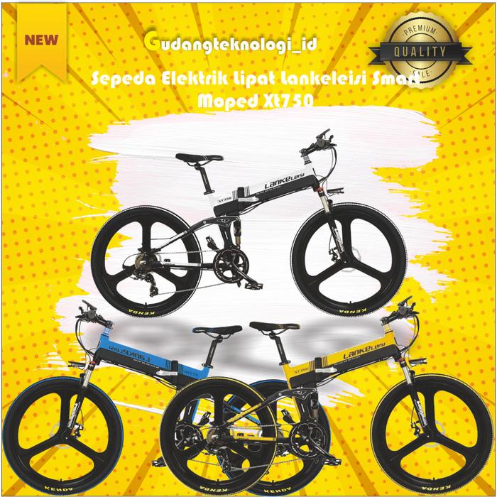 Sepeda Elektrik Lipat Lankeleisi Smart Moped XT750