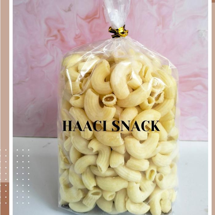 

..... Makaroni Keju Original Berat 500 Gram Cemilan Kekinian Food Kemasan Plastik
