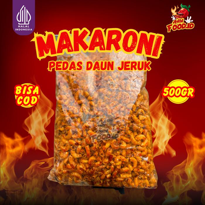 

TERMURAH Makaroni Pedas Cikruh Daun Jeruk 500 Gram - Snacks Makanan Ringan - Food KP935