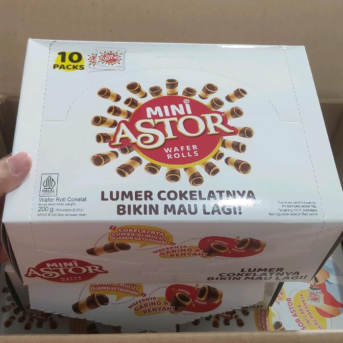 

TERBARU agen distributor makanan ringan biskuit wafer astor mini pack box murah NX820