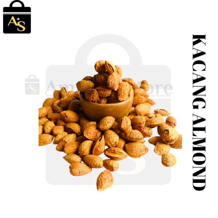 

FREE ONGKIR Kacang Almond Cangkang Arab 1 Kg - Oleh Oleh Haji dan Umroh, Snack Makanan Ringan - Food