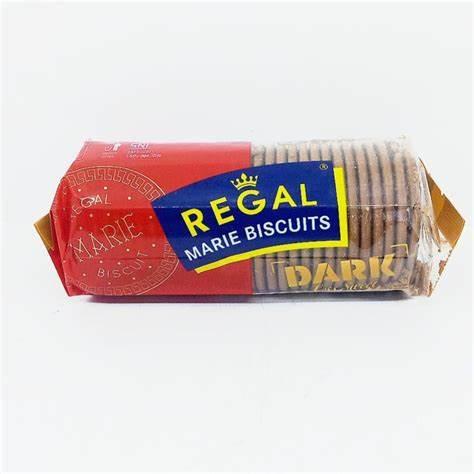 

DISKON Biskuit Marie REGAL Dark Less Sweet Roll 230 Gr Gram Gosong Tidak Terlalu Manis Gurih Susu