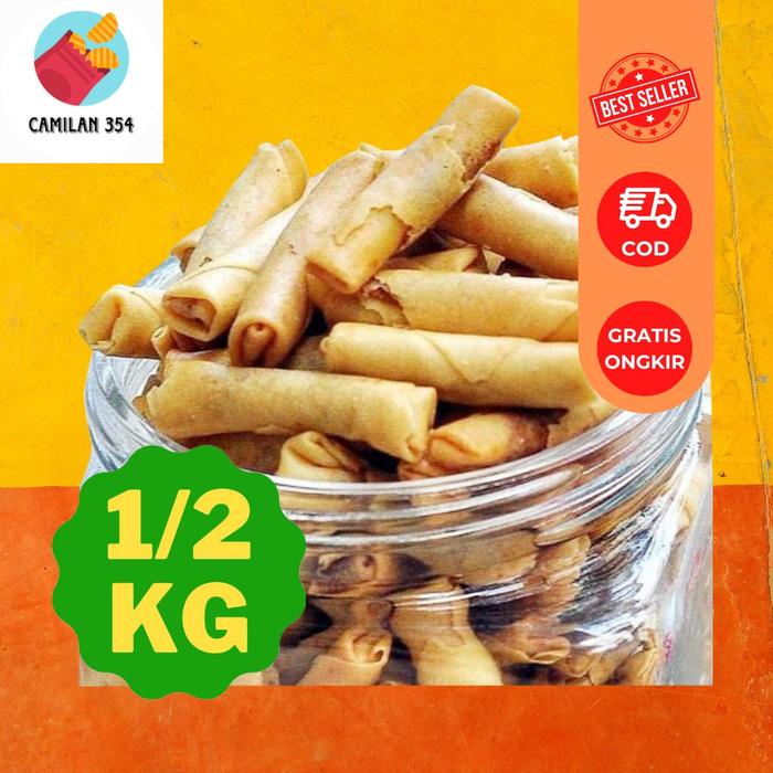 

PROMO SPECIAL Sumpia Kering Isi Abon Ayam dan Udang Gurih - 500gr / Sompia Sompya Ebi Renyah 1/2kg /