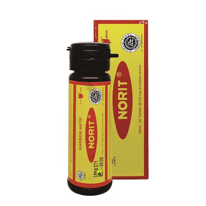 

PROMO SPECIAL NORIT - Karbon Aktif Untuk Diare Keracunan Makanan Ringan - 40 Tablet FX230