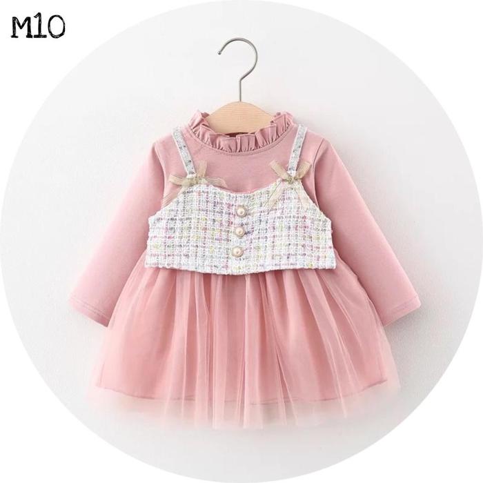 

party- BABYPOTATO - Dress Bayi Anak 6-24Bulan Gaun Hampers Kado