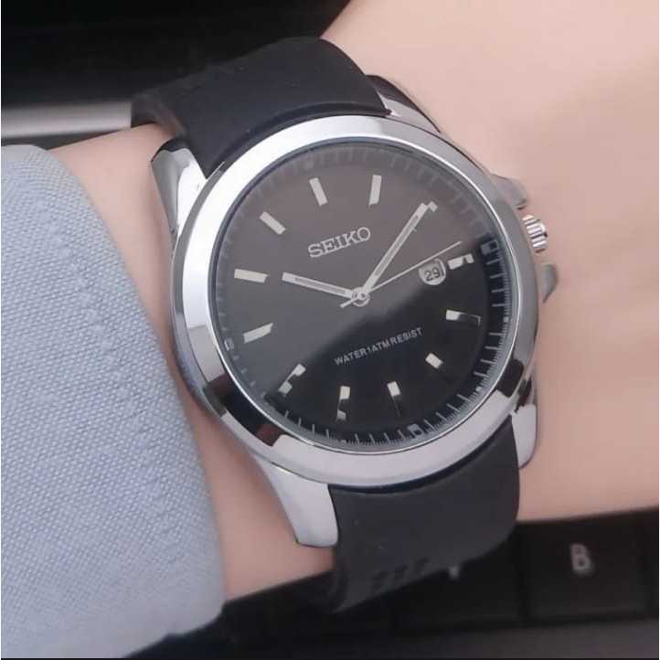 JAM TANGAN PRIA SEIKO 9688 RUBBER ANALOG [TERBARU[TERLARIS[ORIGINAL[ASLI]