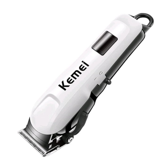 Kim Store_Id - Mesin Alat cukur bulu domba kucing anjing kambing pet Clipper Kemei LED Indikator