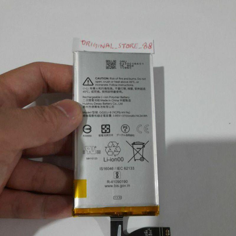 TerLengkapDong- BATERAI ORIGINAL 100% GOOGLE PIXEL 4 XL G020J-B BATTERY ORI PIXEL 4XL