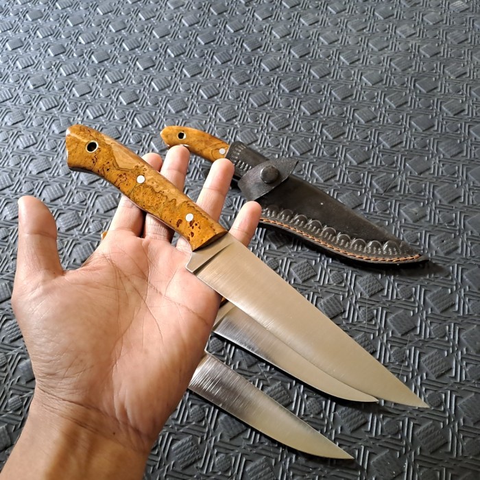 PREMIUM Pisau Potong Daging Pisau sisit kulit Bohler k110