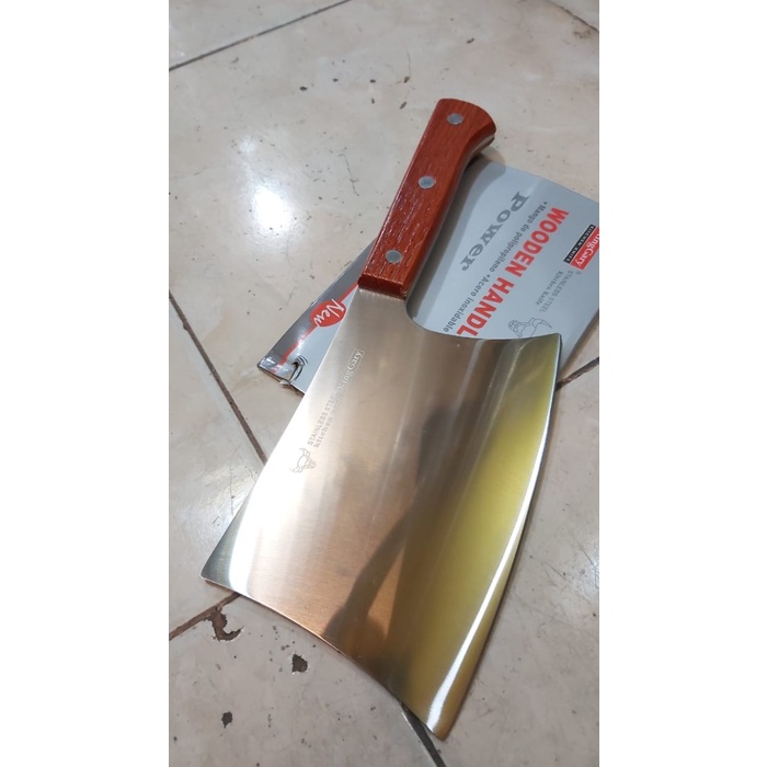 PREMIUM Golok daging stainless / Golok tulang / Pisau Cincang Original