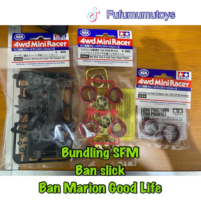 BUNDLING MINI 4WD CHASSIS SFM ORI TAMIYA (95239)